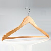 宾馆酒店客房用品实木晾衣架 原木西装裤架 裙架批发 HYJ-001