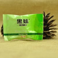 祝源酒店宾馆一次性洗漱清洁卫浴用品 一次性浴帽 发帽加厚高压浴帽 黑妹浴帽 100个