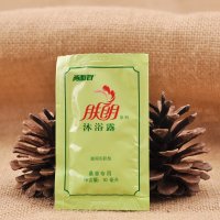 祝源宾馆酒店会所一次性用品易耗品 浴室用品客房洗漱用品批发独立包装沐浴露沐浴液10ml 两面针肤朗沐浴露10包