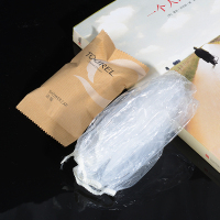 祝源Zhuyuan 宾馆酒店两面针酒店用品途悦TOUREL牛皮纸一次性浴帽 防水浴帽洗澡帽2个装