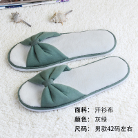 酒店宾馆一次性男女拖鞋居家待客室内地板棉麻夏季凉拖清仓特价