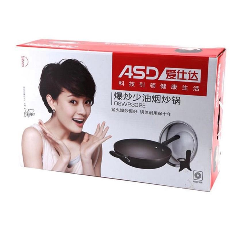 ASD爱仕达34cm爆炒少油烟炒锅QSW2334E