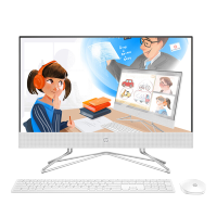 惠普(HP)小欧24 23.8英寸办公上网学习娱乐台式一体机电脑 十代i5-10400T 8G 1T+256SSD MX330-2G wifi蓝牙 三边窄边框 两年保修 银色