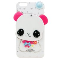 法威仕 水晶手机壳保护套折叠镜子卡通水钻手机保护壳  适用于酷派手机 8190Q