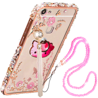 法威仕 金属边框秘密花园透明后背板水钻手机壳保护套 适用于VIVO Xplay5/双曲面