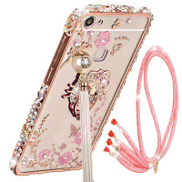 法威仕 支架水钻金属边框秘密花园手机壳保护套 适用于VIVO X6/X6A/X6S/X6D