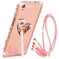 法威仕 支架金属边框秘密花园后背板水钻手机壳保护套 适用于VIVO Y51/Y51A/L