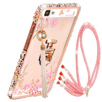 法威仕 支架金属边框秘密花园后盖背板水钻手机壳保护套 适用于VIVO X5pro/5.2屏