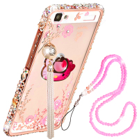 法威仕 金属边框秘密花园透明板水钻手机壳保护套 适用VIOV Y37/Y37L/Y937