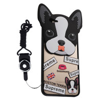 摩洛 卡通笑脸嘻哈猴大头公仔支架硅胶手机壳保护套 适用于VIVO X7plus/5.7屏