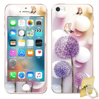 法威仕 前全屏手机钢化玻璃卡通彩膜后保护膜彩膜贴纸 适用于 苹果5/5S