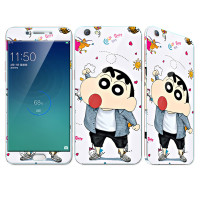 法威仕 前全屏钢化玻璃卡通彩膜后保护彩膜贴纸送 适用于OPPO R9SPl...