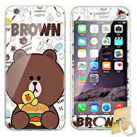 法威仕 前全屏手机钢化玻璃卡通彩膜后保护膜彩膜贴纸 适用于苹果6Plus/6sPlus