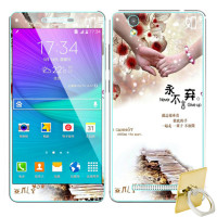 法威仕 前全屏手机钢化玻璃卡通彩膜后保护膜彩膜贴纸 适用于金立F103/F103S/F103L
