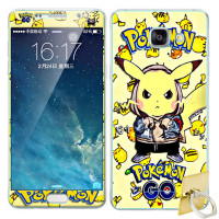 法威仕 前全屏手机钢化玻璃卡通彩膜后保护膜彩膜贴纸送指环支架 适用于三星A7100/A7108