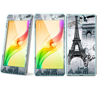 法威仕 前全屏手机钢化玻璃卡通彩膜后保护膜彩膜贴纸 适用于OPPO R3