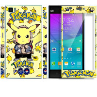 法威仕 前全屏手机钢化玻璃卡通彩膜后保护膜彩膜贴纸 适用于小米3/MI3/M3