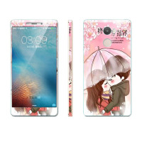 法威仕 前全屏手机钢化玻璃卡通彩膜后保护膜彩膜贴纸 适用于小米红米4低配版