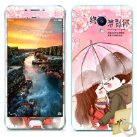 法威仕 前全屏手机钢化玻璃卡通彩膜后保护膜彩膜贴纸 适用于魅族魅蓝note5