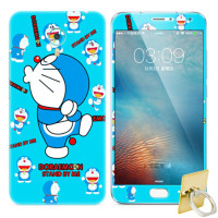 法威仕 前全屏手机钢化玻璃卡通彩膜后保护膜彩膜贴纸 适用于魅族魅蓝Metal/M57A