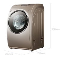 三洋（SANYO）DG-L100588BHC 10公斤DD变频 全自动洗烘一体滚筒洗衣机