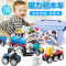 磁力车棒男女孩磁铁性拼装车益智儿童玩具3D磁力片积木3-6岁速翔玩具