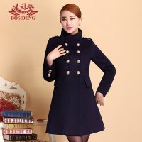 波司登女式羊绒大衣无毛领中长款修长秋冬装毛呢外套反季大促AE88-312