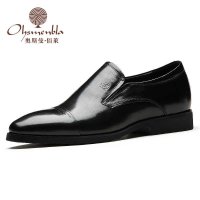 正品2015夏季男新款商务正装鞋男士皮鞋真皮套脚潮流鞋子 男鞋