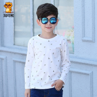 淘可熊童装男童春秋新款长袖T恤衫儿童中大童打底上衣潮TX0230