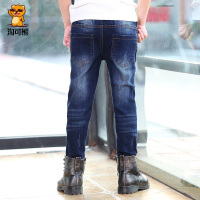 淘可熊童装男童春装潮韩版长裤2017春秋新款中大童宝宝儿童牛仔裤