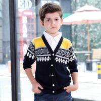 淘可熊童装男童毛衣中大童秋装针织衫儿童宝宝新款开衫休闲线衣潮