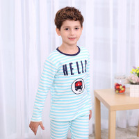 淘可熊男童保暖内衣套装中大童儿童宝宝加绒加厚秋衣秋裤睡衣