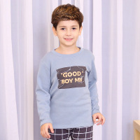 淘可熊童装男童保暖内衣套装加绒儿童中大童宝宝秋衣秋裤棉毛衫