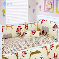 小兔乖乖 定做婴儿床围 可定四片式可拆洗 厚内胆 床围