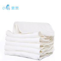 小兔乖乖婴儿棉布尿布 宝宝棉 新生儿纱布棉毛布尿布 六层5条装