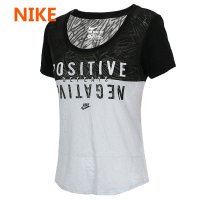 NIKE耐克女装2016夏季运动服INDY DOTN运动透气短袖T恤729487-043
