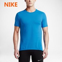 Nike耐克男装2016夏季新款Dri-FIT针织透气训练短袖T恤724913-435