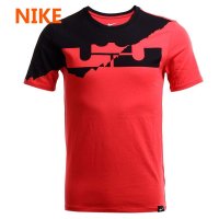 Nike耐克男装2016夏季新款针织透气詹姆斯篮球短袖T恤778451-696-1