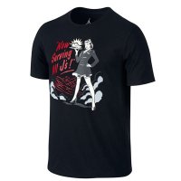 Nike耐克男2016新款运动短袖Jordan 5针织透气T恤746753-010/100