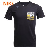 Nike耐克男装2016新款詹姆斯针织篮球运动短袖T恤742731-010/100