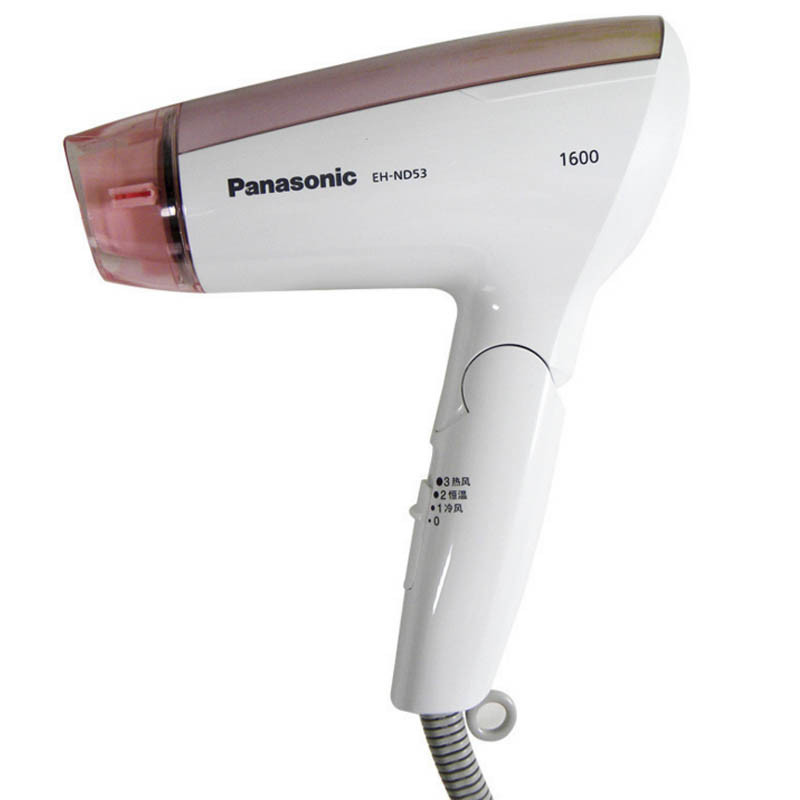 松下(Panasonic)电吹风 EH-ND53P 家用便携可折叠 恒温护发吹风机