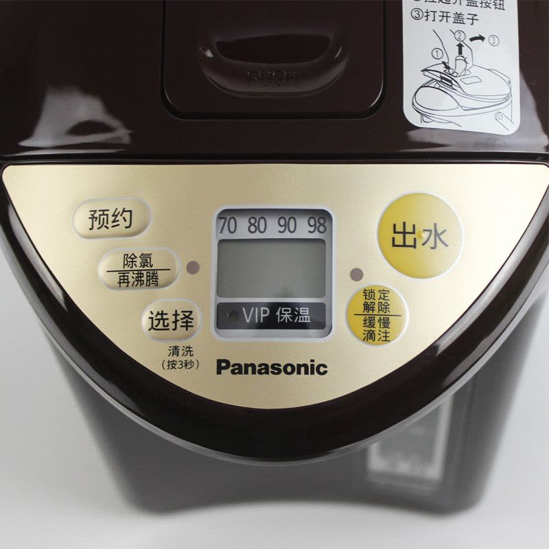 松下(Panasonic)电热水瓶 NC-DC3000备长炭内胆 电子保温热水瓶图片