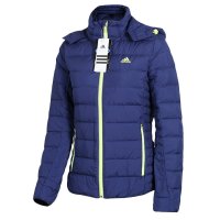 adidas/阿迪达斯女装羽绒服2015新款运动休闲连帽棉衣外套AB3270-FC