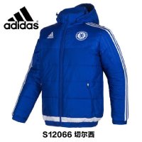 Adidas阿迪达斯棉衣男款2015冬季足球运动连帽棉服S12066 S20678-FC