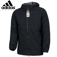 阿迪达斯外套男2015冬季足球运动棉衣连帽防风加厚保暖棉服S27415-FC