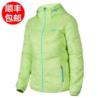 阿迪达斯女装2015冬季保暖薄款连帽防风运动羽绒服AB3251 AB3250-FC