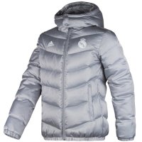 阿迪达斯外套男冬季款皇马足球运动保暖训练羽绒服AA6877 AA6878-FC