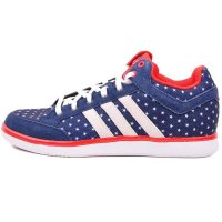 正品ADIDAS阿迪达斯女子网球文化鞋中帮运动波点网球鞋 F32402-FC