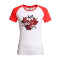 正品阿迪达斯NEO新款2015女运动休闲短袖T恤AH2928 AH2929 AH2930-FC