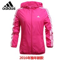 Adidas阿迪达斯女装2016春新款运动服防风夹克外套AJ1222 AJ1223-FC